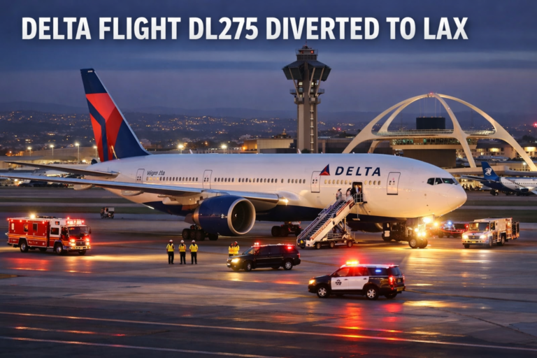 Delta Flight DL275 Diverted to LAX