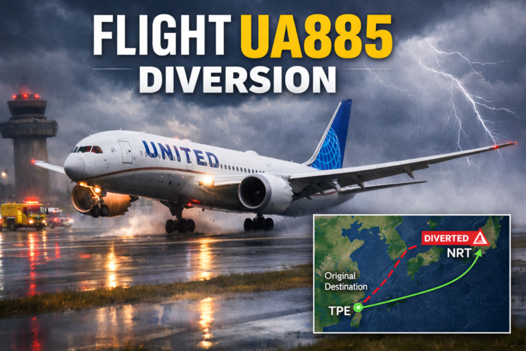 Flight UA885 Diversion