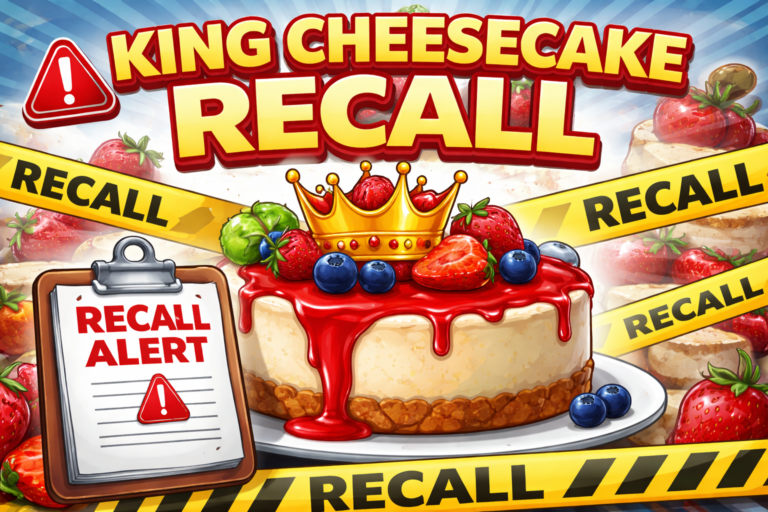 King Cheesecake Recall