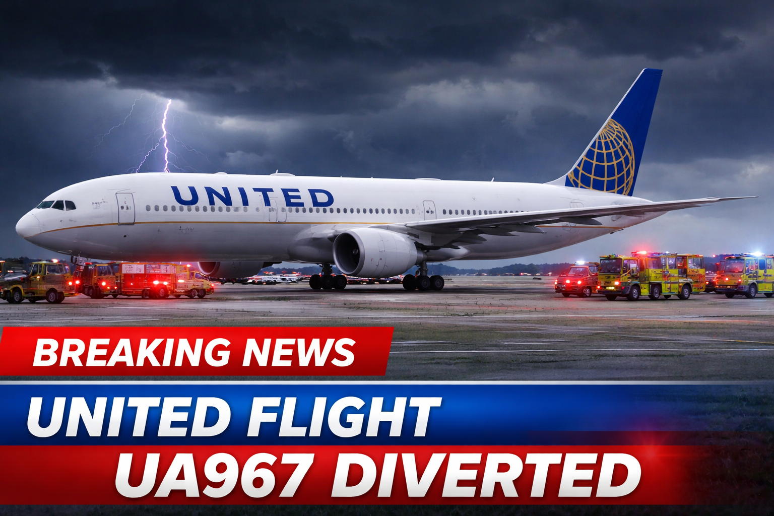 United Flight UA967 Diverted