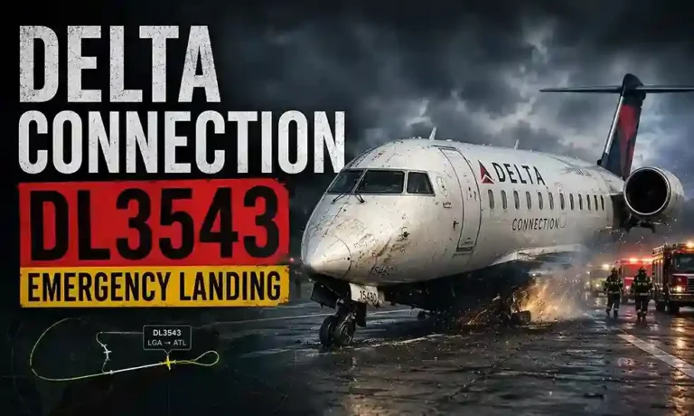 delta connection dl3543 emergency landing