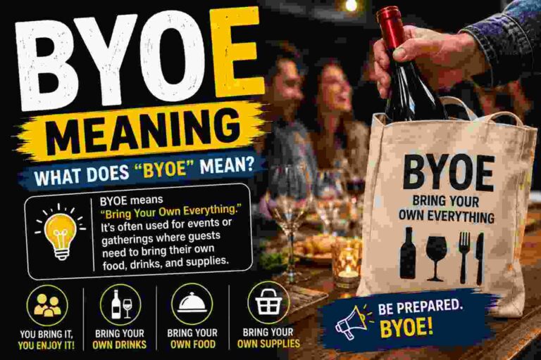 BYOE Meaning: The Surprising Truth Behind This Trending Acronym