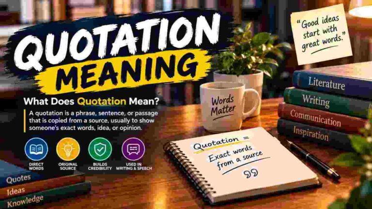 Quotation Meaning: 7 Smart Ways to Use Quotes Correctly
