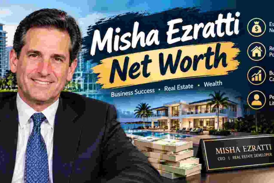 Misha Ezratti net worth and real estate career feature image