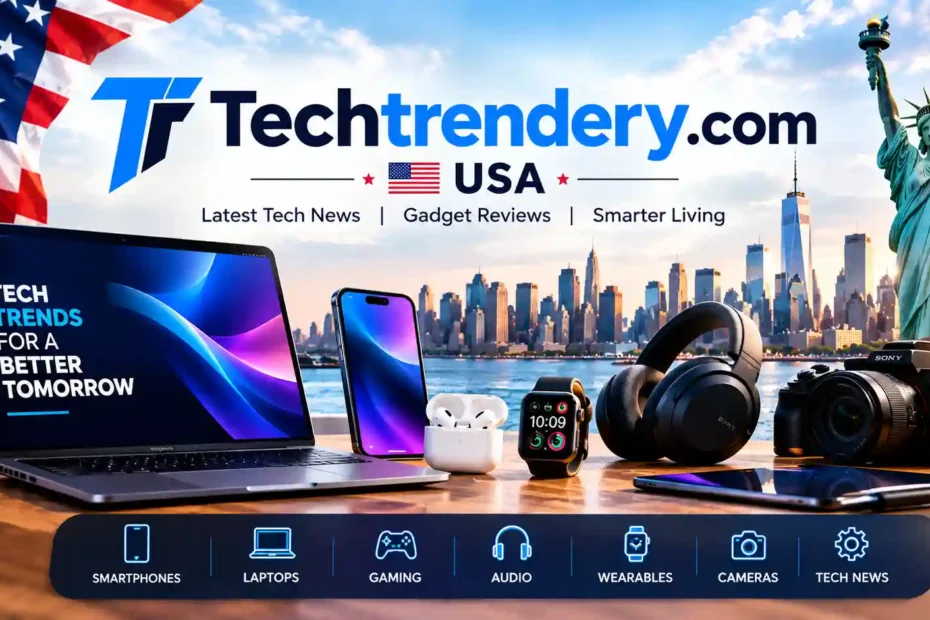 Techtrendery.com USA featuring the latest technology news, gadget reviews, laptops, smartphones, and digital trends.